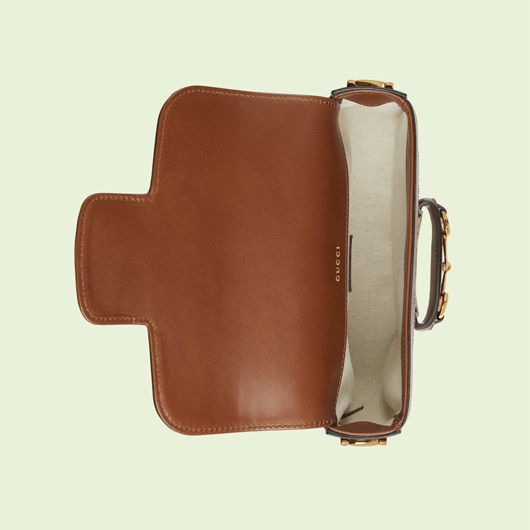 675801.21HRG.2687.013.065.0000.Light Gucci Horsebit 1955 GG mini bag